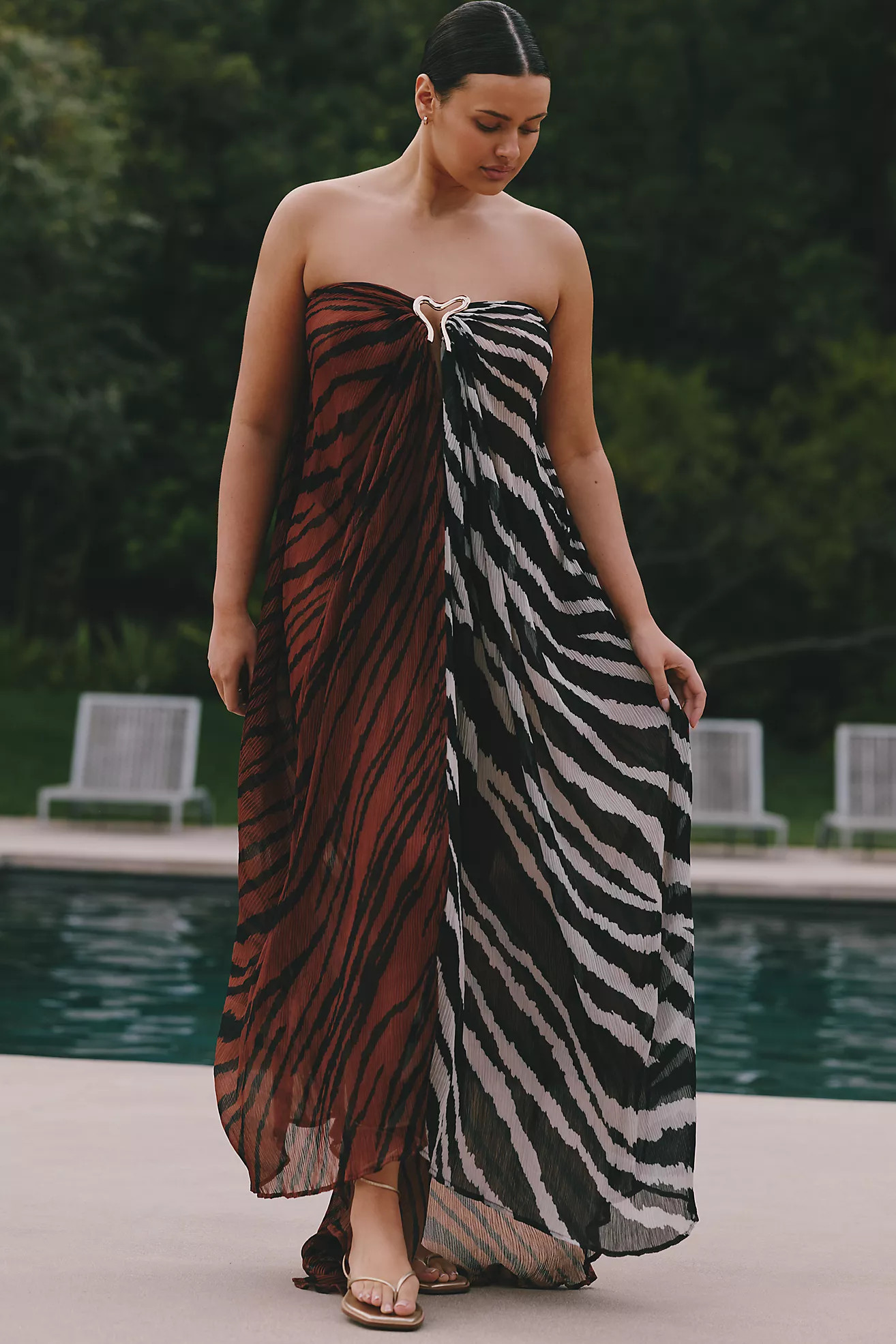 Villa Fresca Gaia Strapless Dress | Anthropologie (US)