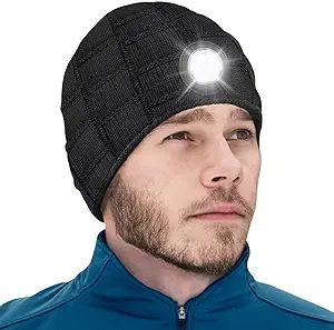Stocking Stuffers for Men Beanie Hat with Light - Christmas Birthday Gifts for Men LED Headlamp H... | Amazon (US)