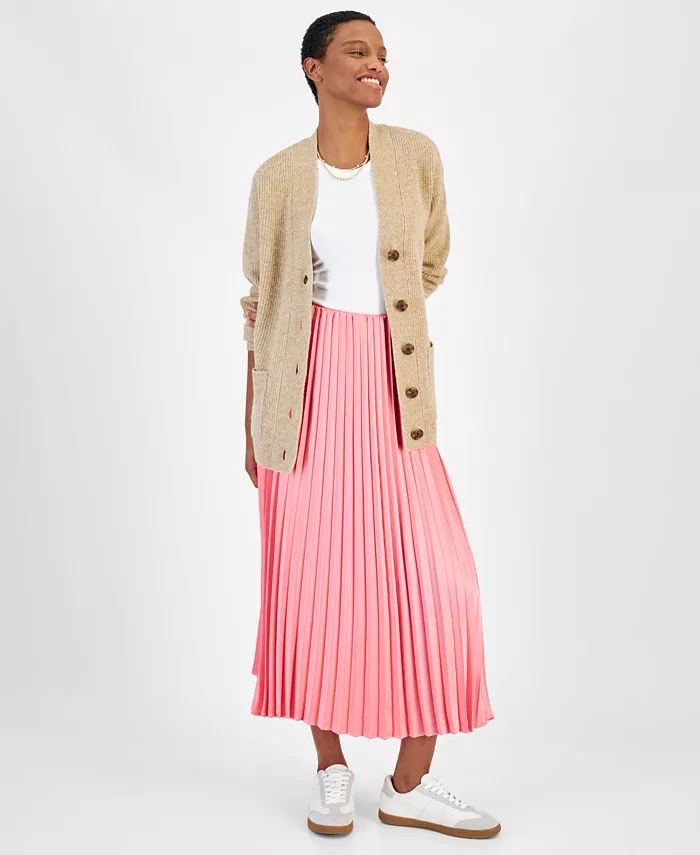 On 34th Women's Long Patch Pocket Cardigan, Created for Macy's - Macy's | Macy's