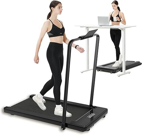 2 in 1 Folding Treadmill, Smart Walking Running Machine with Bluetooth Audio Speakers, Installati... | Amazon (US)