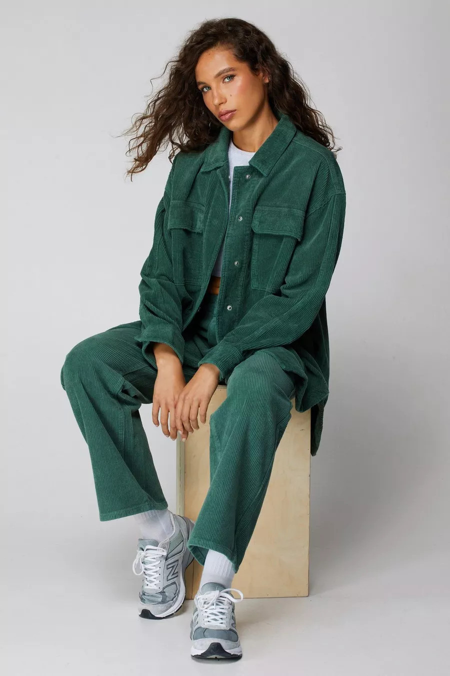 Corduroy Oversized Shirt | Nasty Gal US