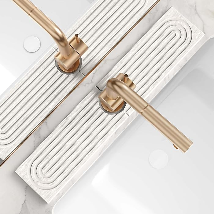 Stone Faucet Mat for Kitchen Sink – Diatomite Drying Stone Mat & Sink Protector, Prevents Moist... | Amazon (US)