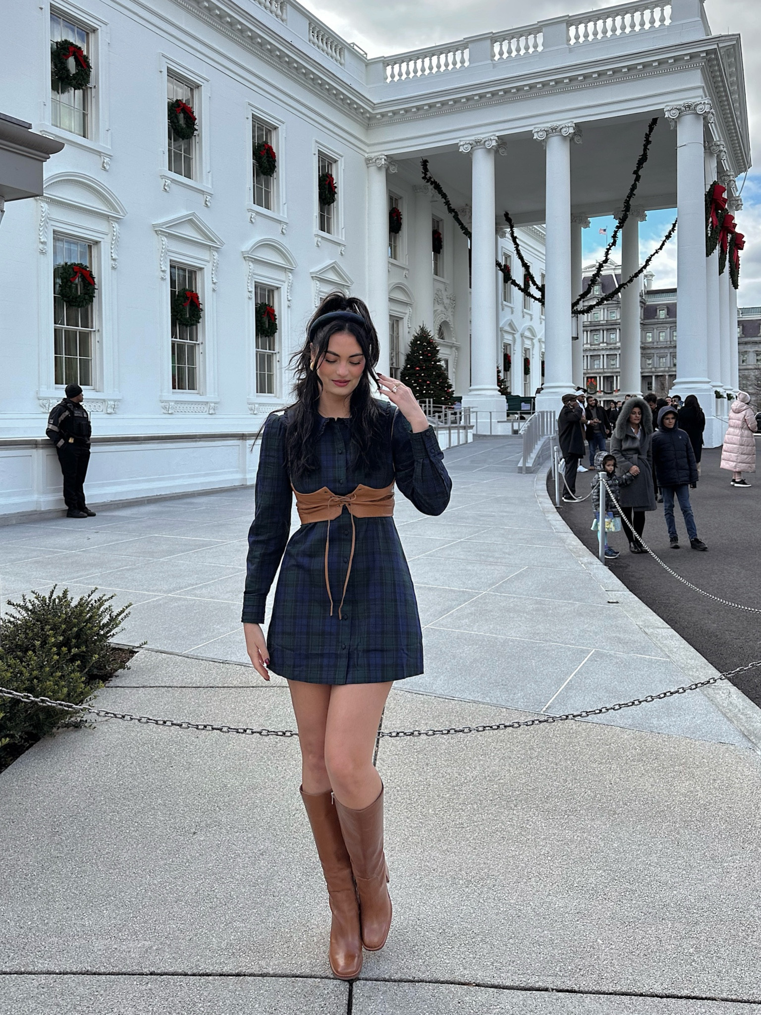 white house christmas tour outfit 🎄🎄
