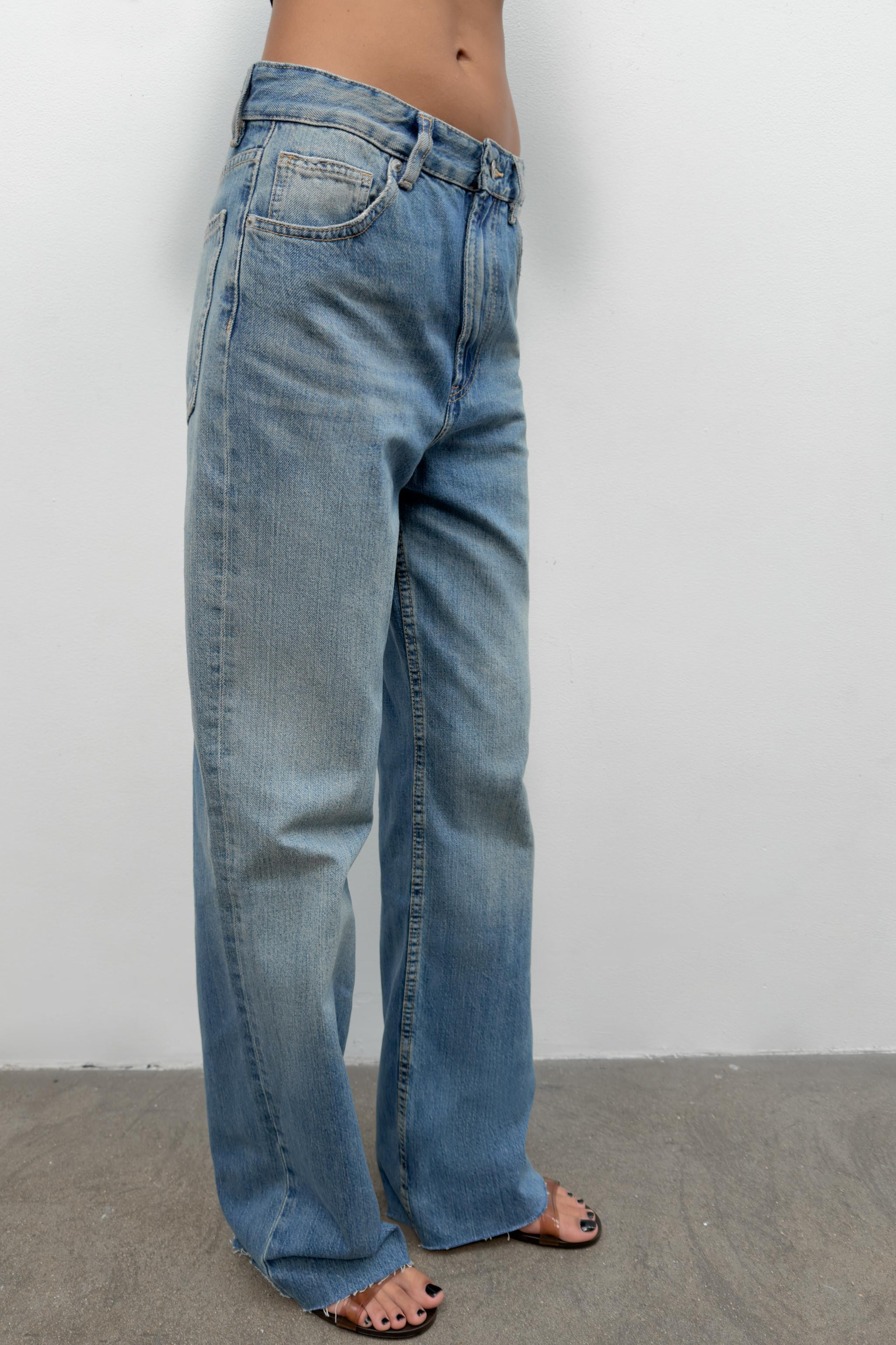 JEAN TRF WIDE LEG TAILLE HAUTE | Zara US