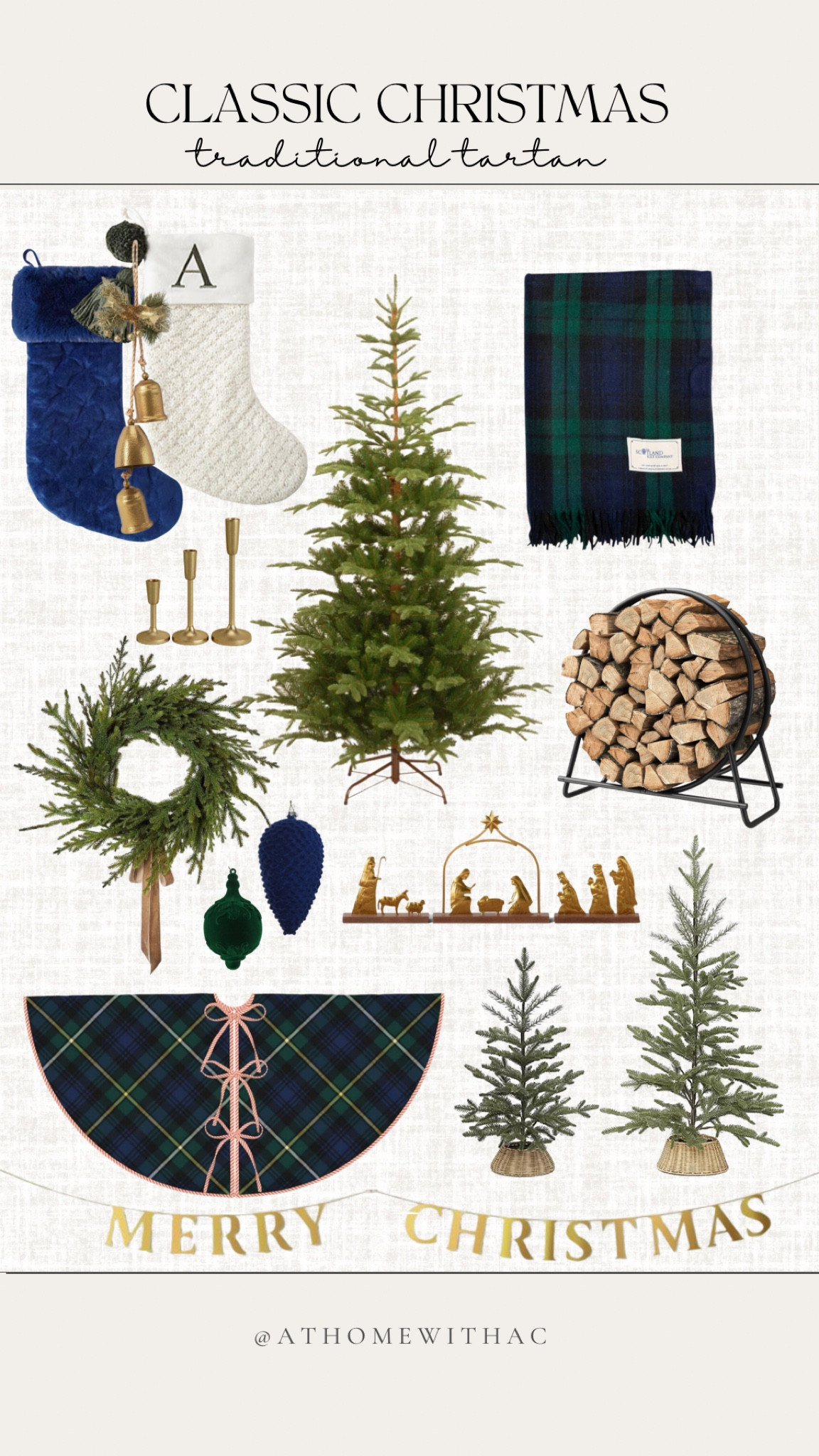 Classic Christmas traditional tartan plaid home decor 

#LTKHolidaySale #LTKHoliday #LTKSeasonal
