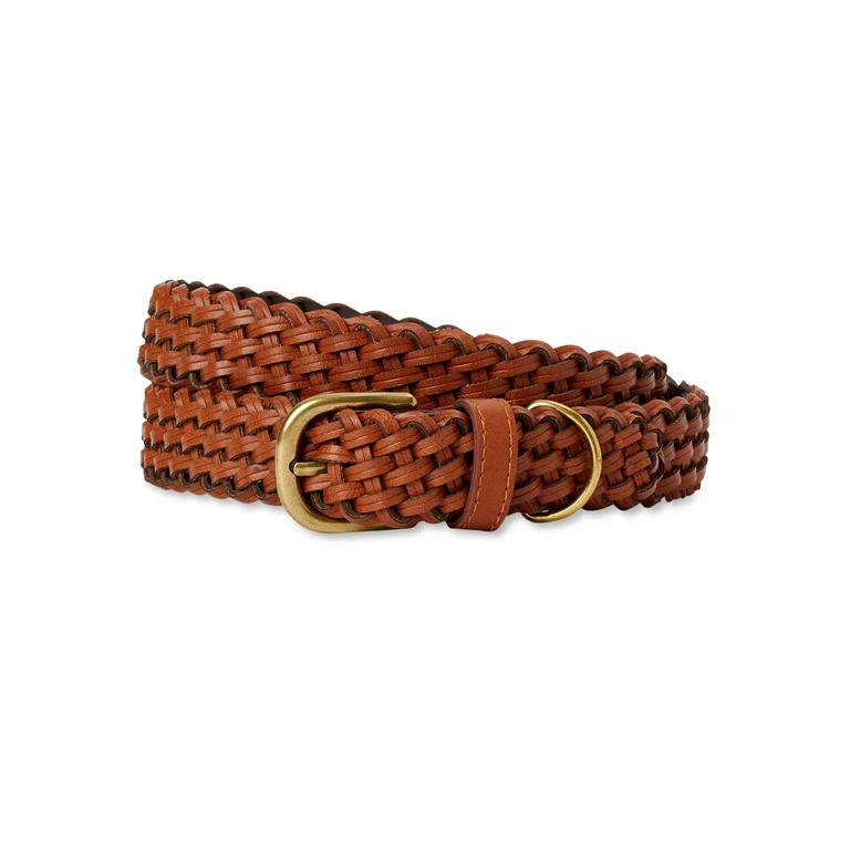 Time and Tru Ladies Braided Belt | Walmart (US)