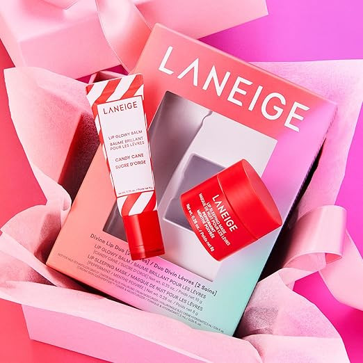 LANEIGE Lip Glowy Balm Stocking Stuffer: Hydrate, Glossy, Lightweight, Moisturize & Tint with She... | Amazon (US)
