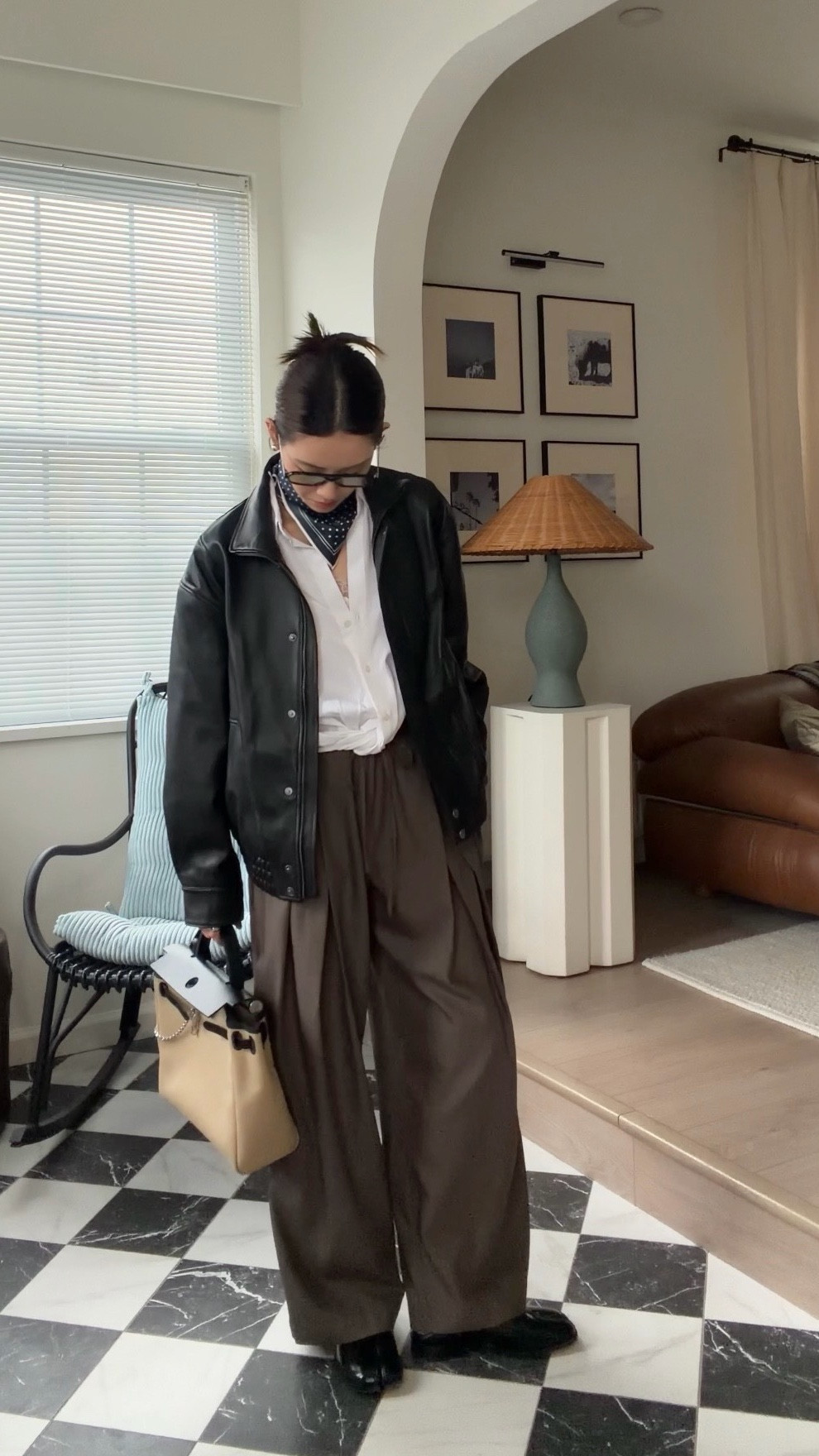 Sometimes a leather jacket is all you need.

Jacket - size s
Shirt - size xs
pants - size s

#LTKstyletip #LTKover50style #LTKasia