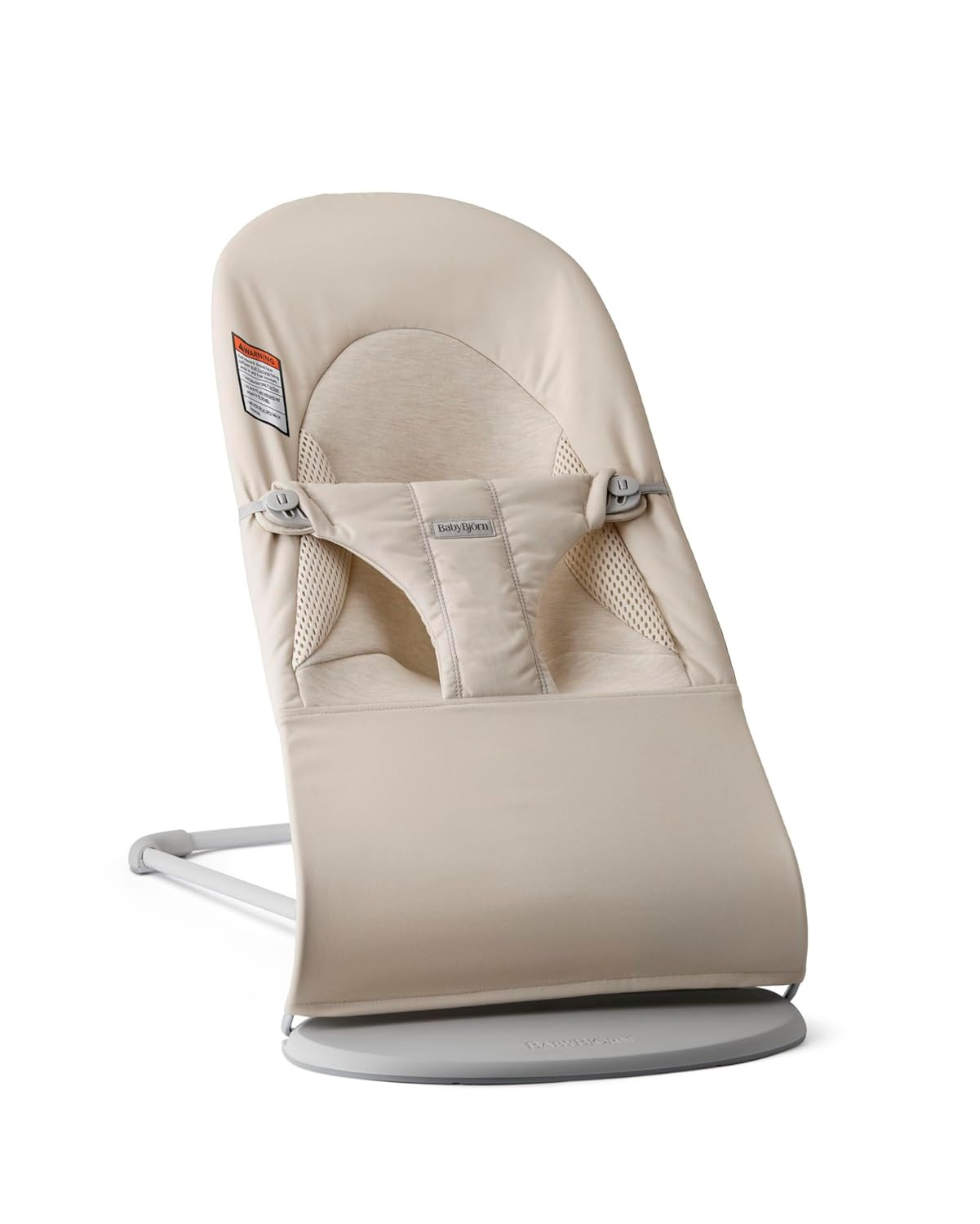 BabyBjörn Bouncer Balance Soft, Light Beige, Woven/Jersey, Tri-Fabric | 2-in-1 Adjustable Baby B... | Amazon (US)