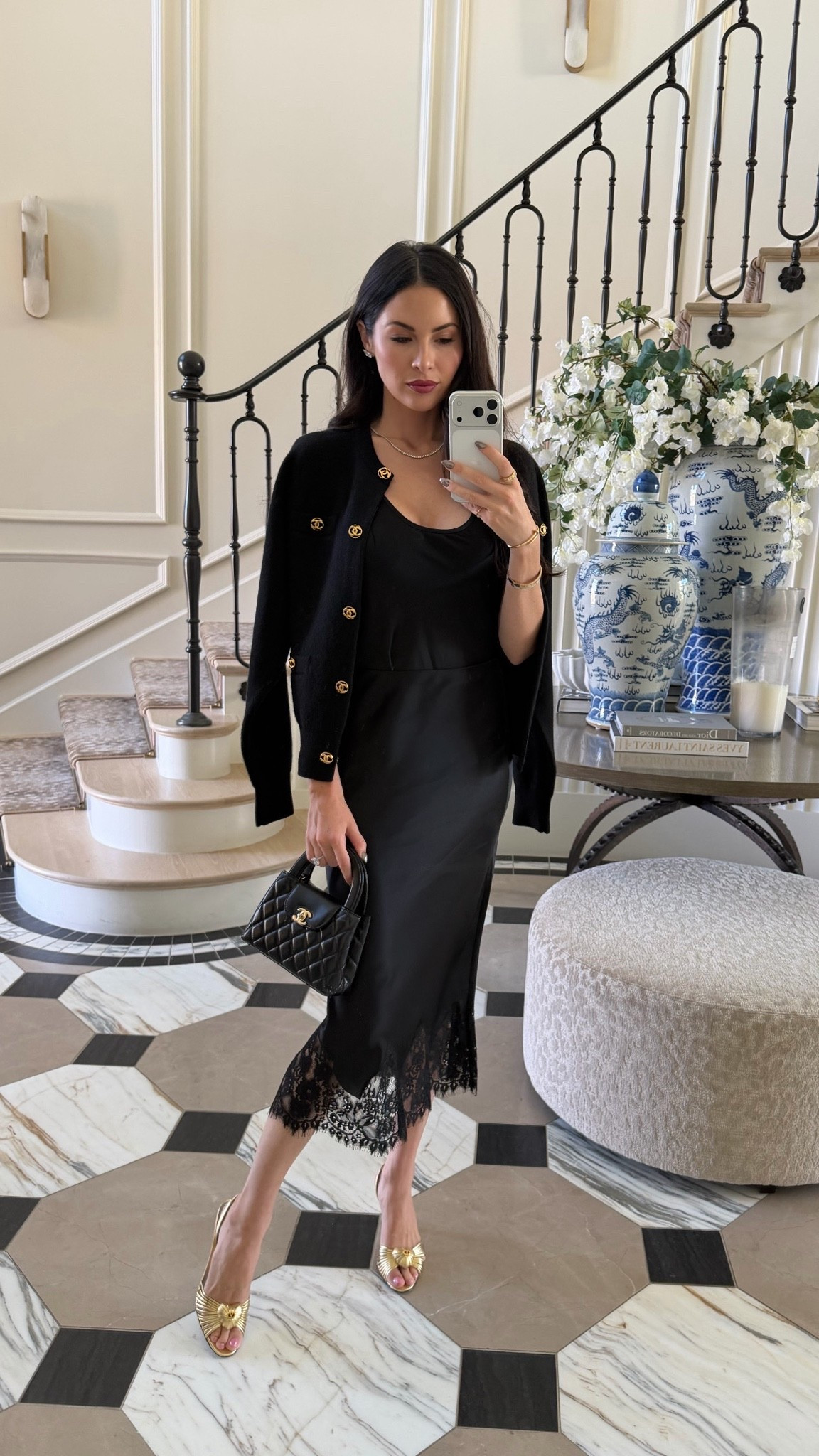 Wearing XS in top top & skirt