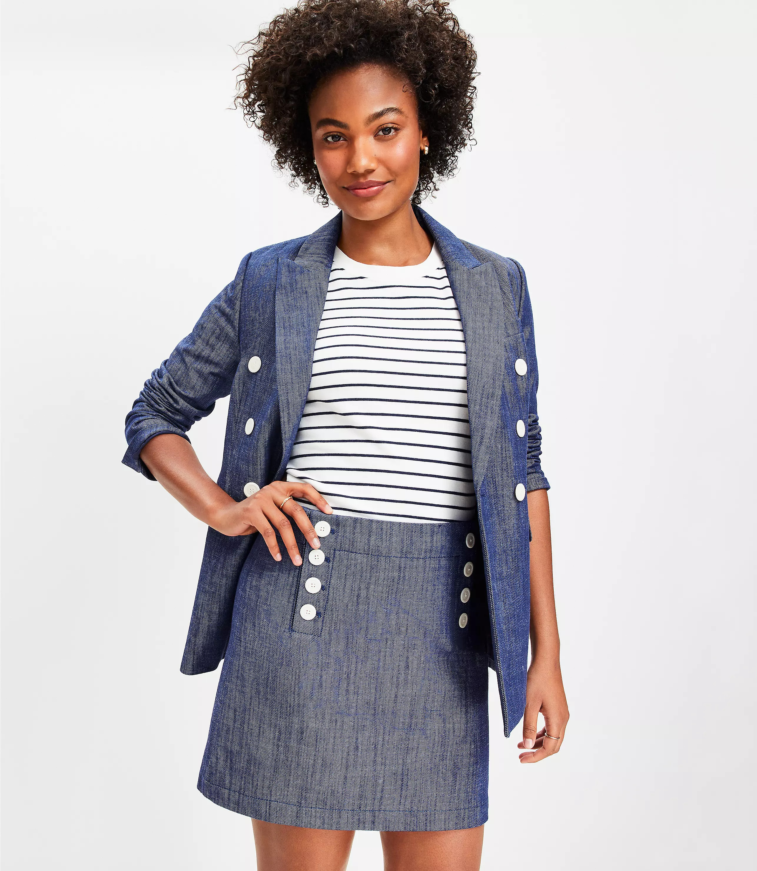 Admiral Pocket Skirt | LOFT