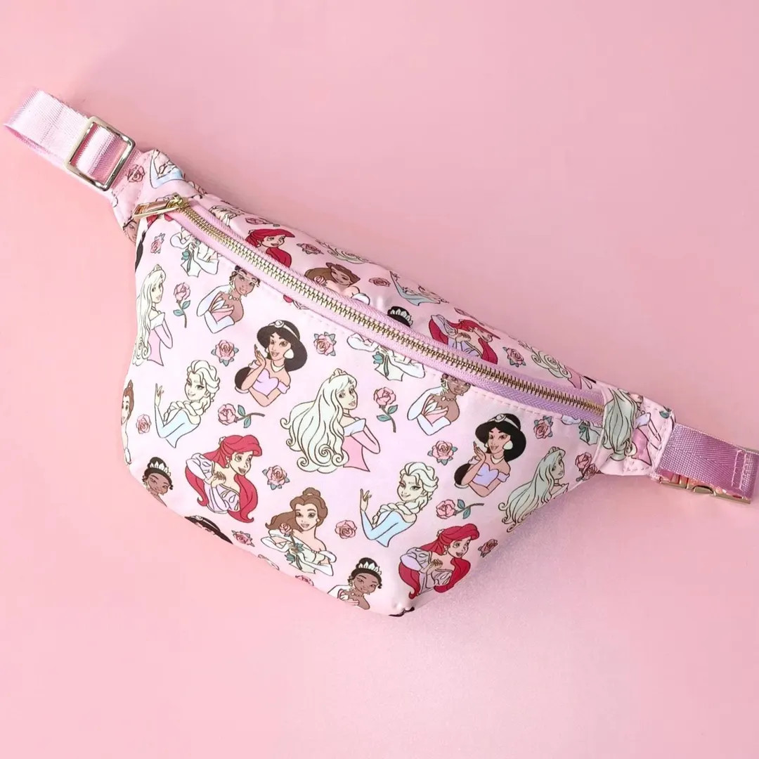Princess Bum Bag | Character Fanny Pack | Pink Theme Park Sling Crossbody Bag - Etsy | Etsy (US)