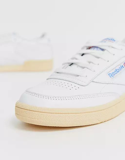 Reebok Club C trainers in white and gum | ASOS (Global)