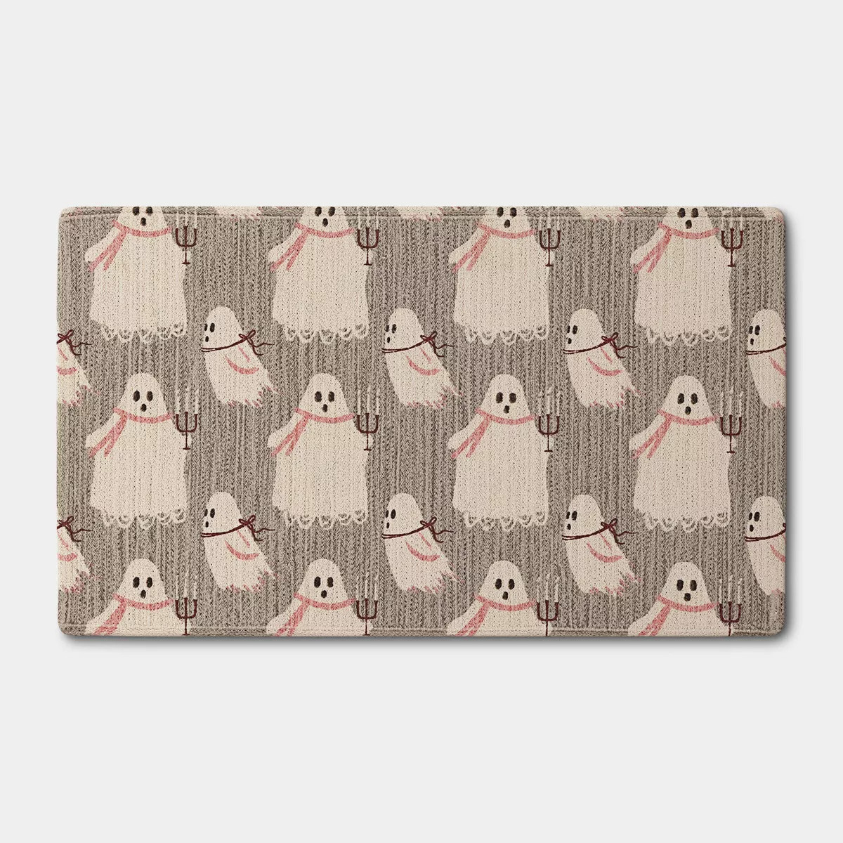 20"x34" Ghost 'BOO' Bone Parlour Reversible Halloween Scatter Floor Mat - Hyde and EEK! Boutique\... | Target