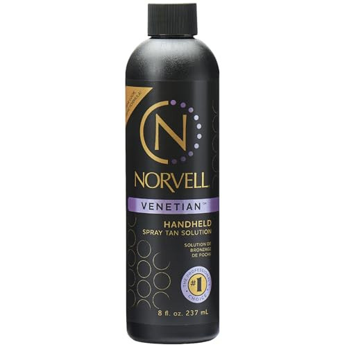 Norvell Premium Spray Tan Solution Venetian 8 fl oz – Professional Sunless Tanning Formula for Natural Bronze Glow, Streak-Free, Fast-Drying, Long-Lasting Color | Amazon (US)