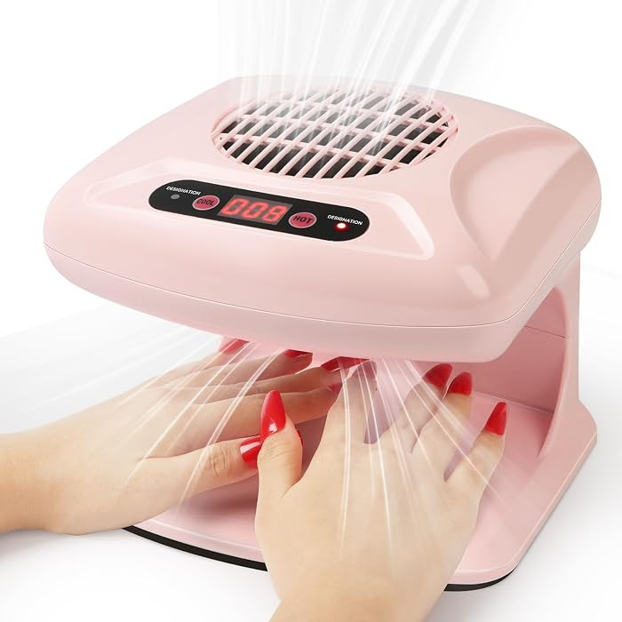 SAVILAND Professional Nail Dryer: 300W Quick Drying Nail Dryer for Regular Polish Acrylic Dip Pow... | Amazon (US)