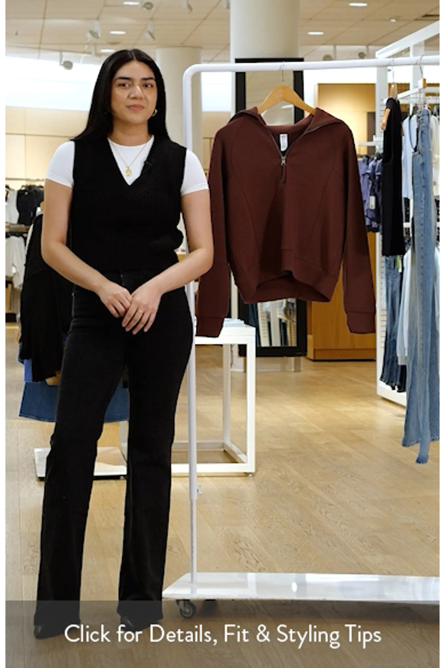 AirEssentials Half Zip Sweatshirt (Women) | Nordstrom | Nordstrom