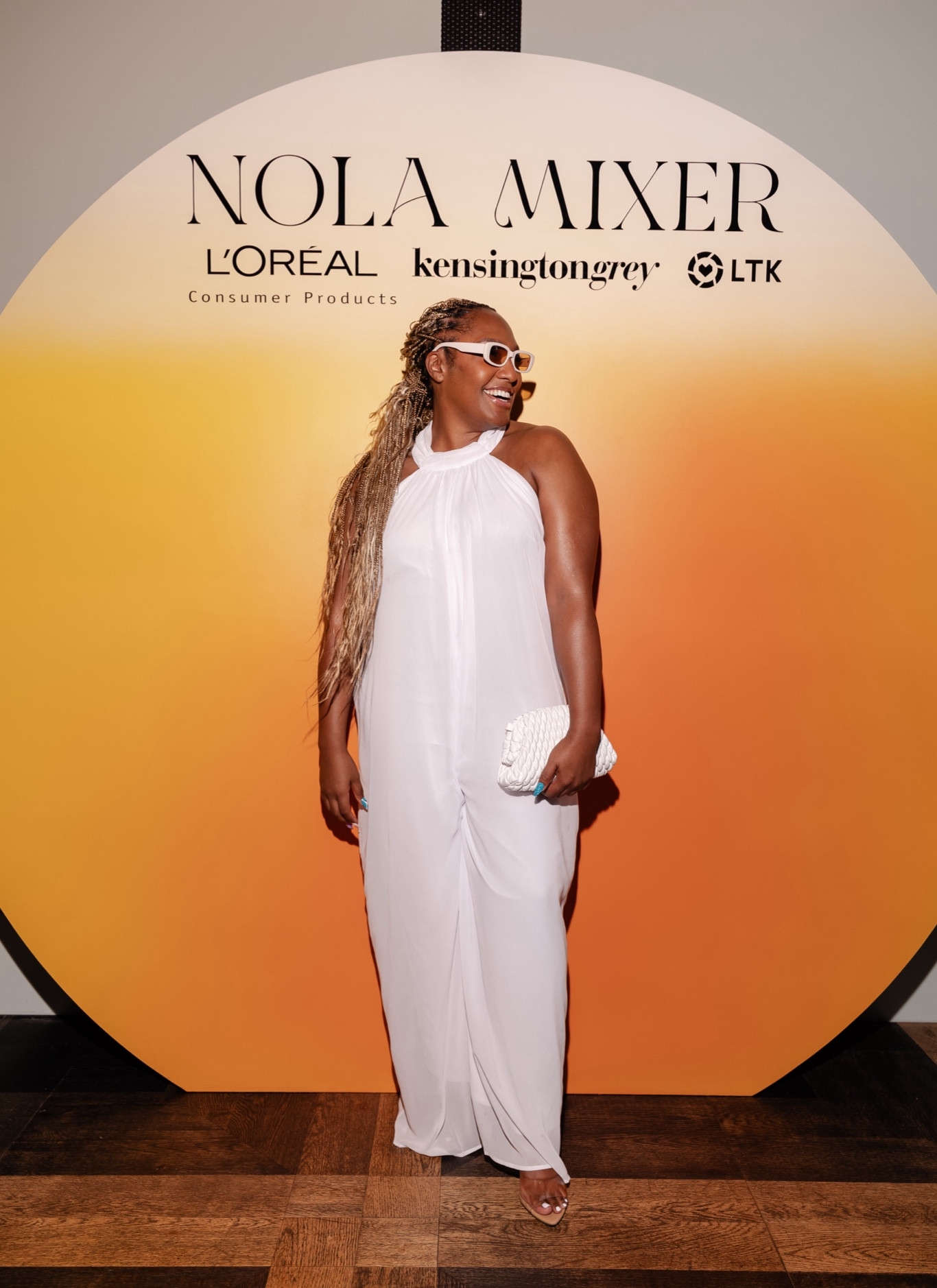 This all white, wide leg jumpsuit was perfect for the Kensington Grey x LTK NOLA mixer. Love the low back! 

#LTKStyleTip #LTKFindsUnder50 #LTKMidsize