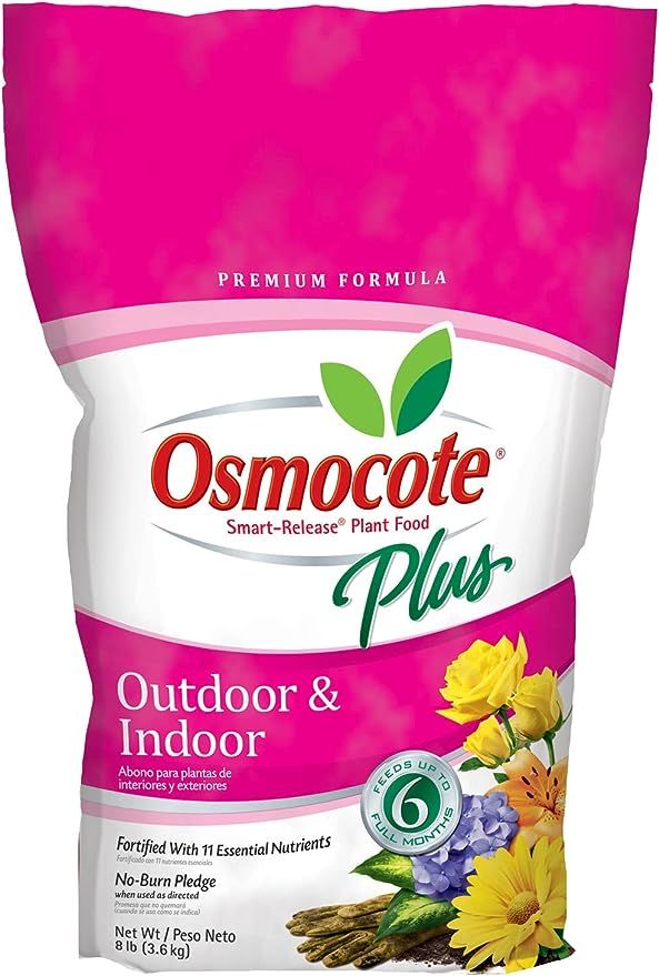 Osmocote Smart-Release Plant Food Plus Outdoor & Indoor, 8 lb. (2345104) | Amazon (US)