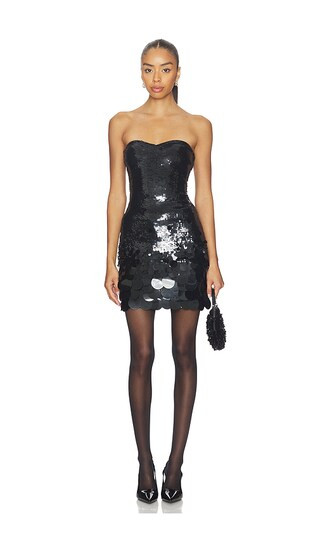 Rahul Mishra Corset Mini Dress in Black | Revolve Clothing (Global)