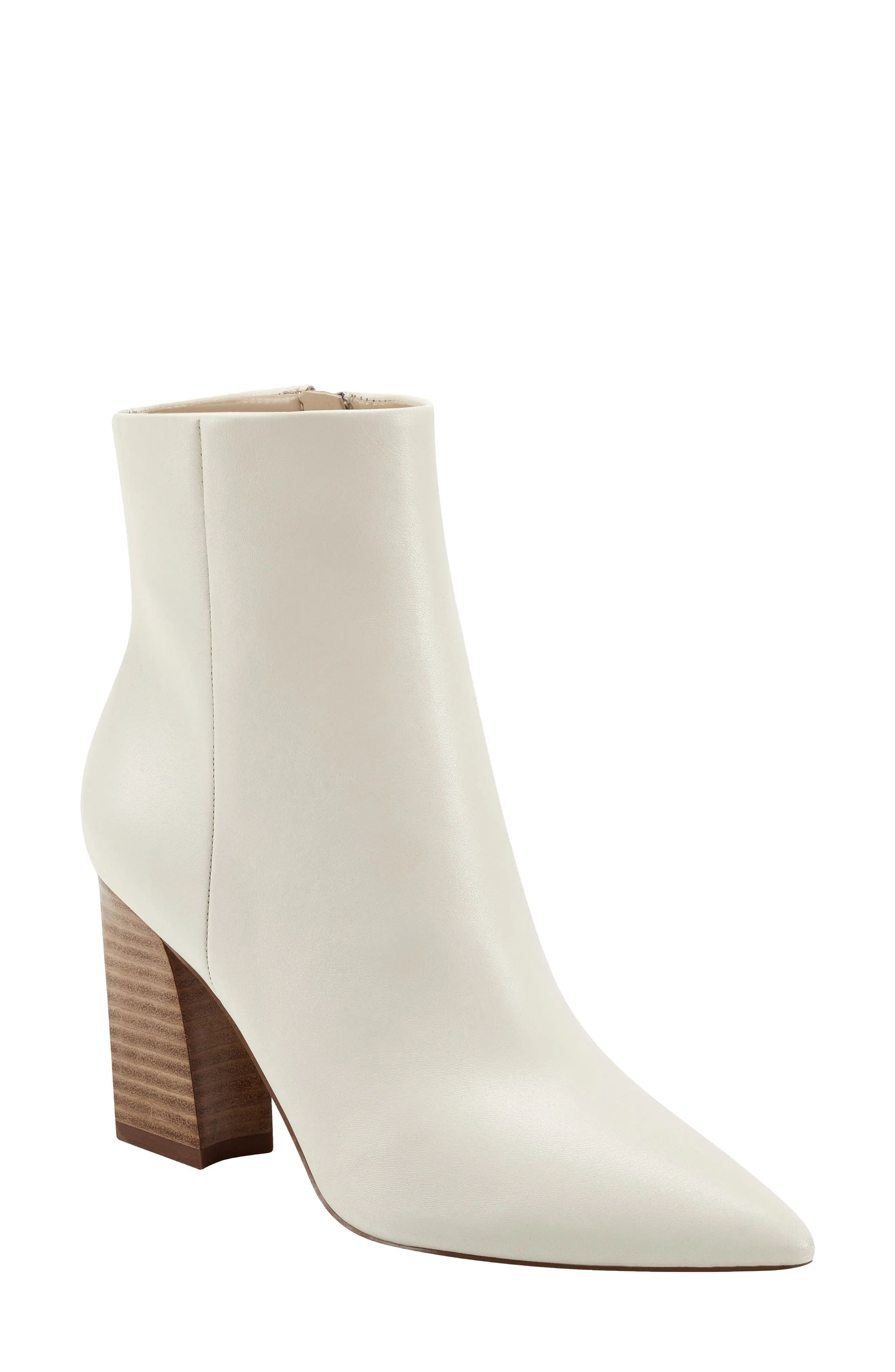 Women's Marc Fisher Ltd Umika Bootie, Size 5 M - White | Nordstrom