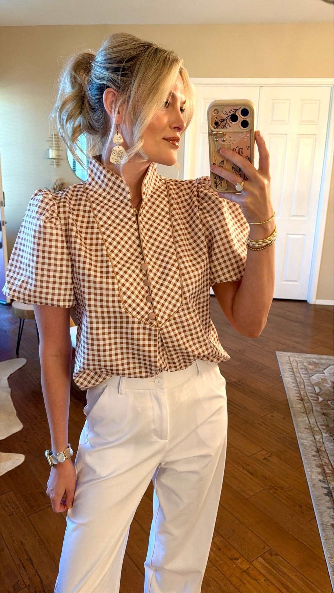 Amazon Gingham Blouse 🤎 Prime day deal!

#LTKdayinmylife #LTKgrwm #LTKootd
