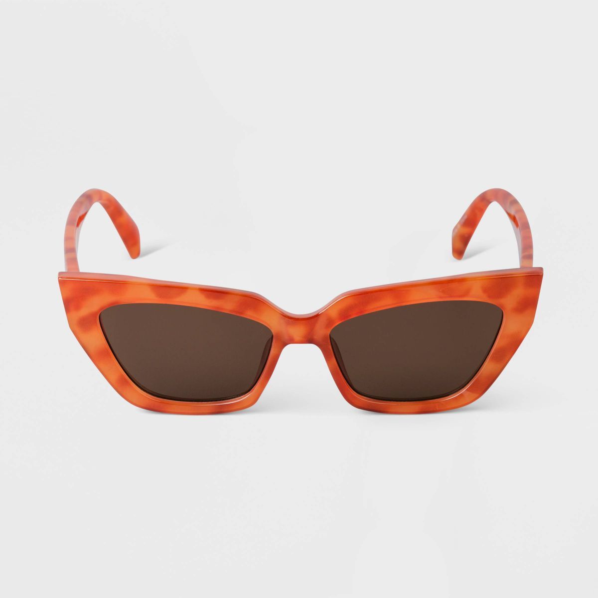 Women's Plastic Retro Angular Cateye Sunglasses - A New Day™ | Target