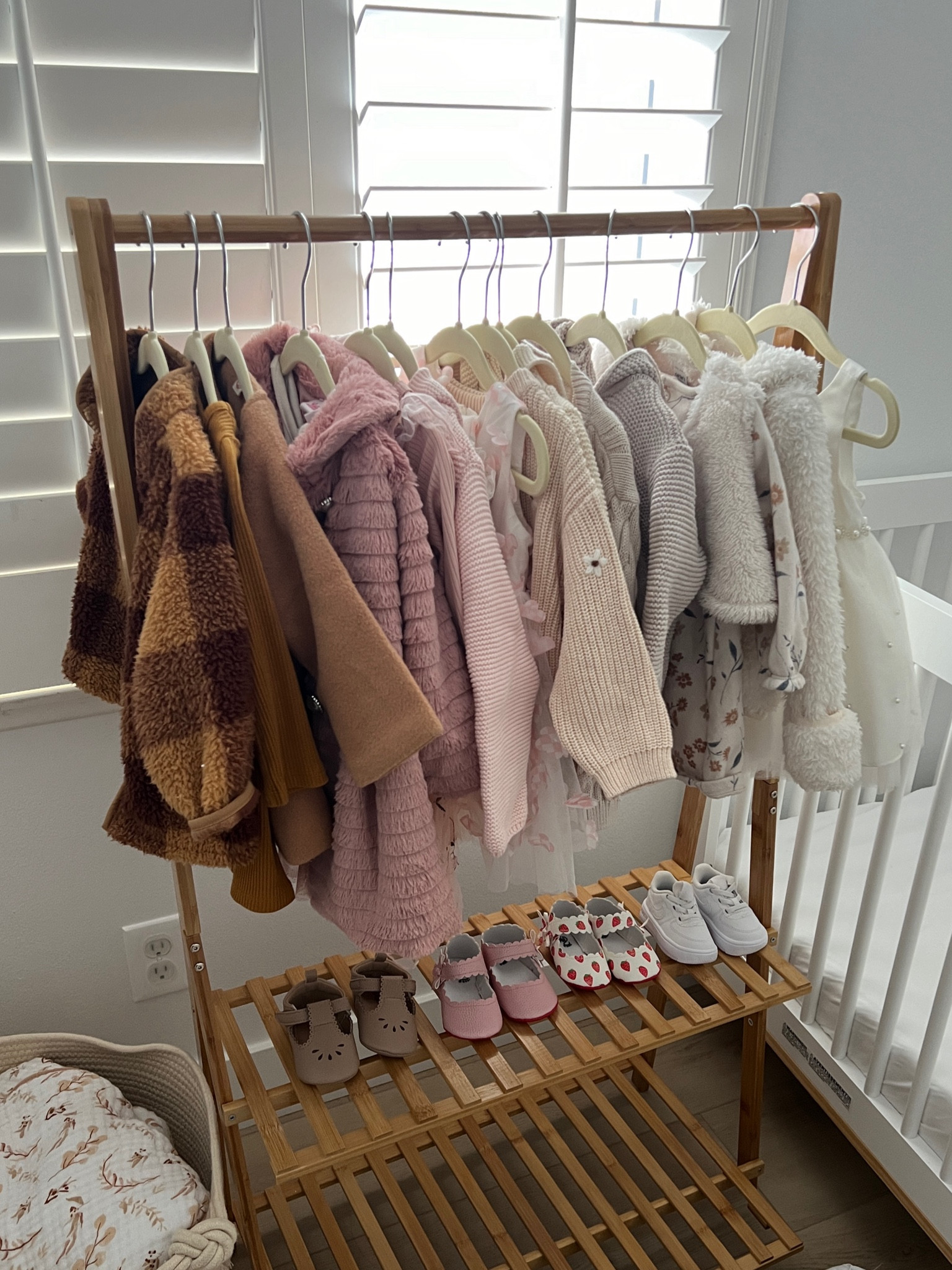 toddlers clothing rack updated for spring 💐✨ #babyclothes #toddlerclothing #home #motherhood 

#LTKbaby #LTKfindsunder50 #LTKkids