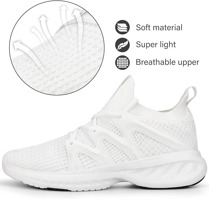 Amazon.com | Pujcs Running Shoes Womens Breathable Tennis Shoes Non Slip Gym Workout Shoes Lightweig | Amazon (US)