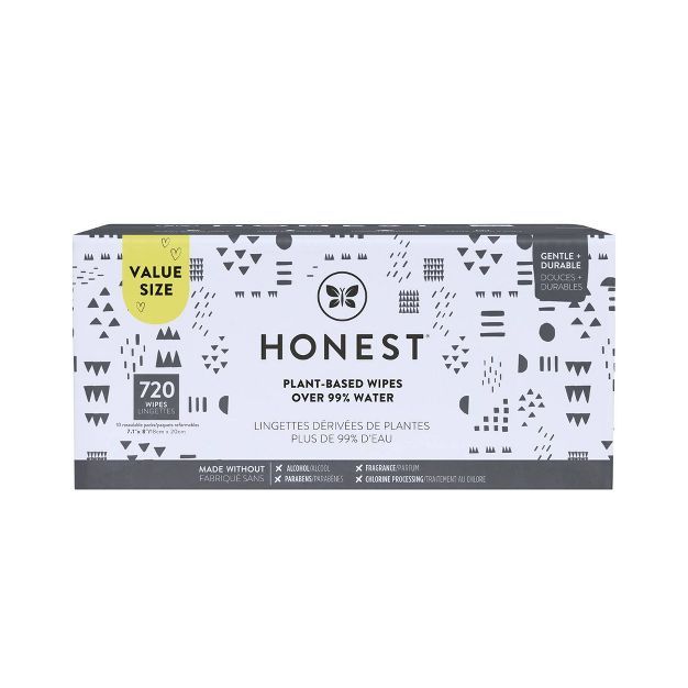 The Honest Company Plant-Based Baby Wipes Pattern Play (Select Count) | Target