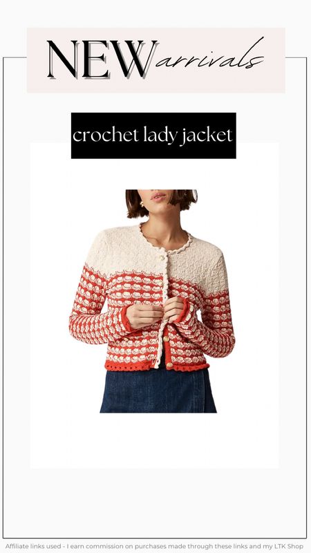 Crochet lady jacket 