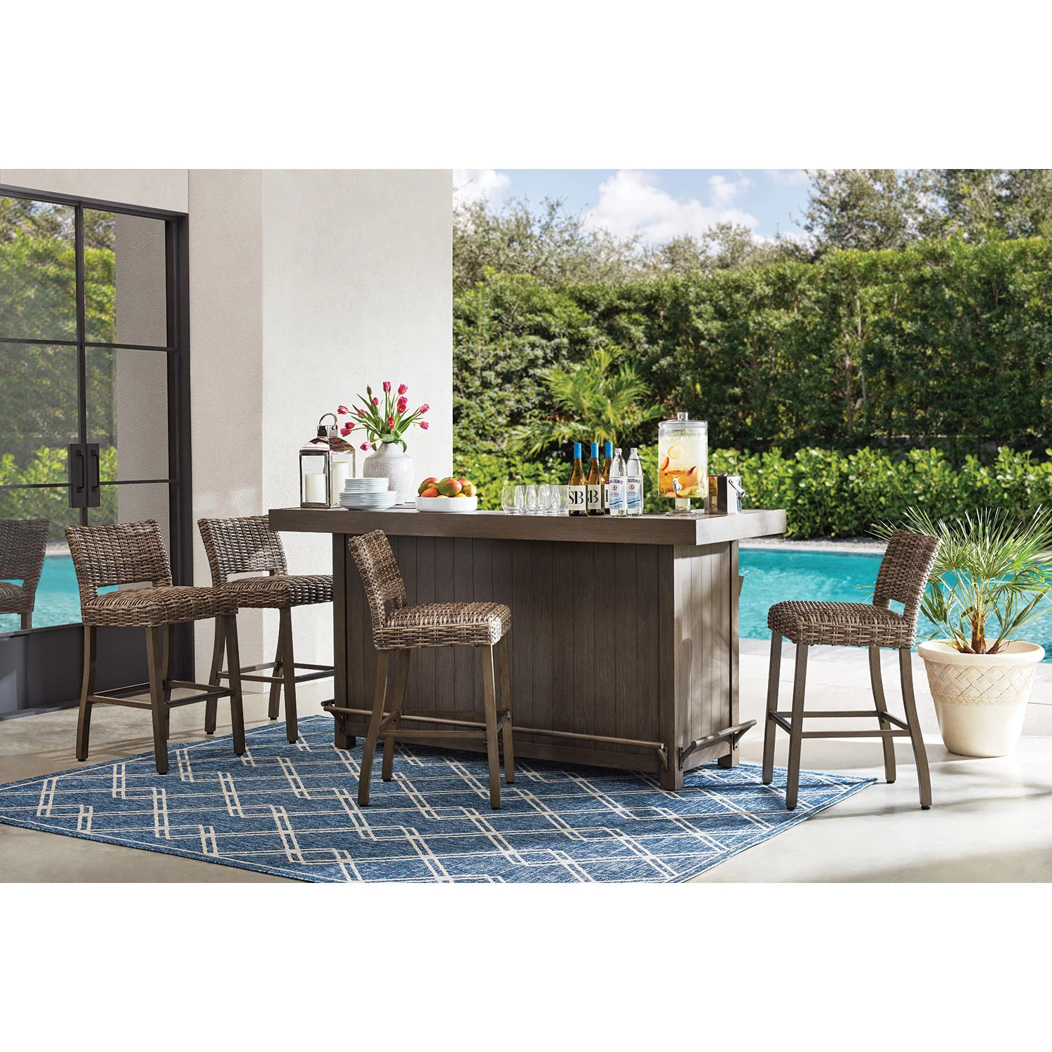 Member's Mark 5-Piece Halstead Outdoor Bar | Sam's Club