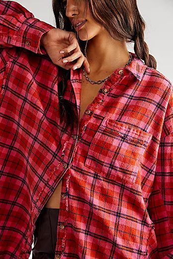 Happy Hour Plaid Top | Free People (Global - UK&FR Excluded)