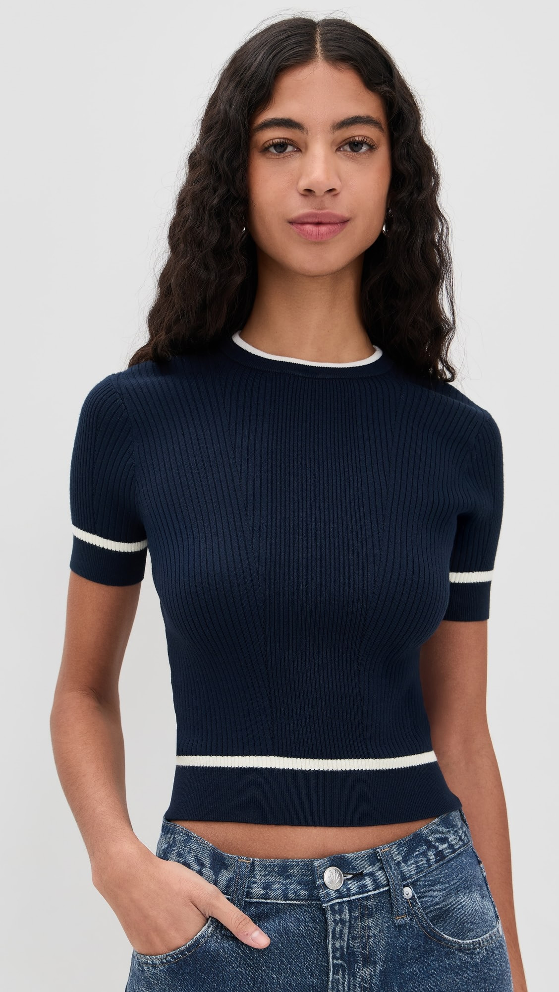 Kassy Rib Short Sleeve Tee | Shopbop