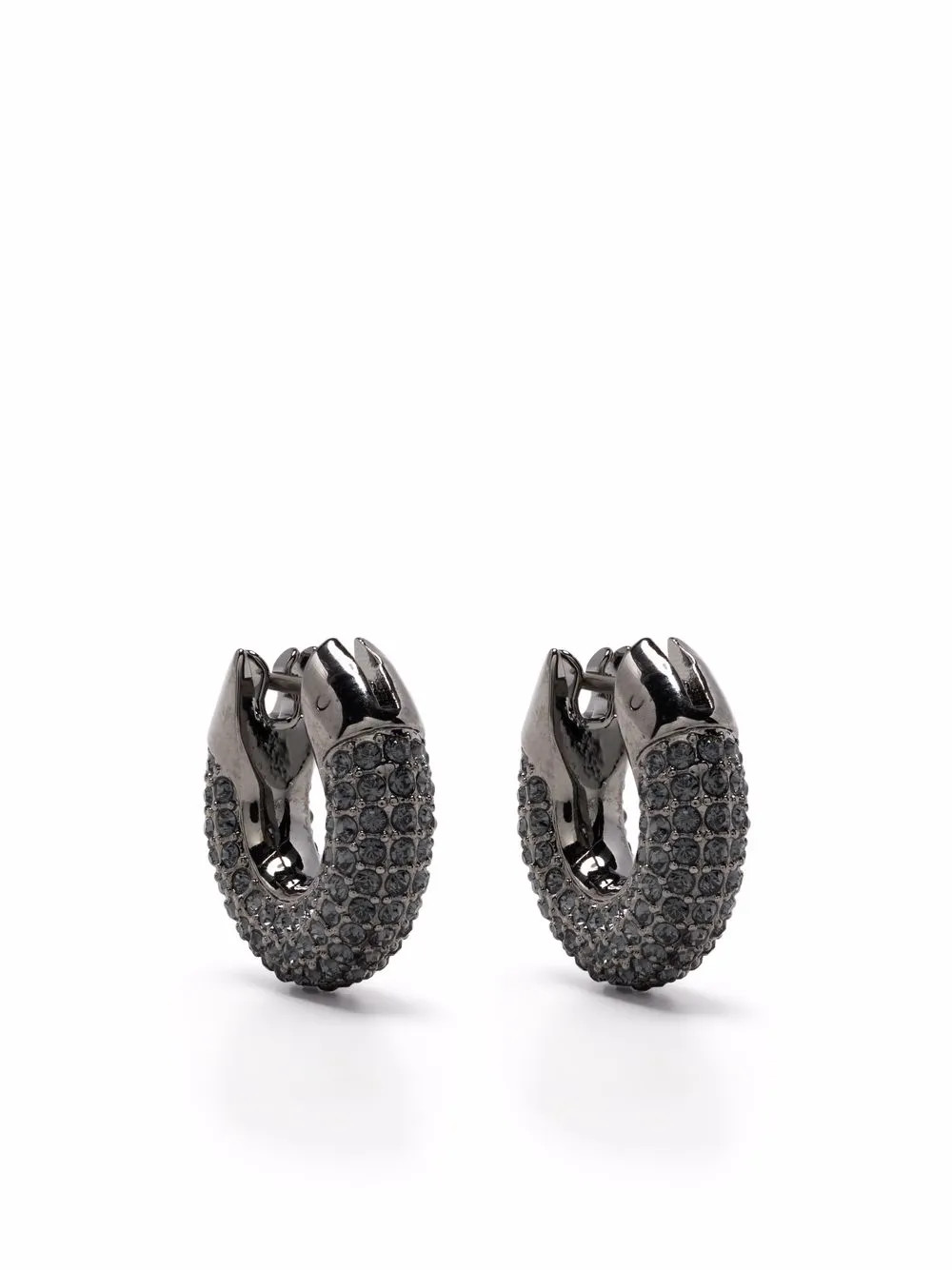 Dextera pavé small hoops | Farfetch Global