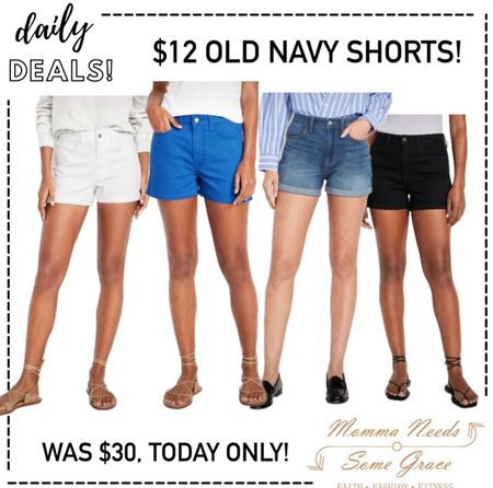 Old Navy shorts on sale! Today only! 

#LTKfindsunder100 #LTKsalealert #LTKstyletip