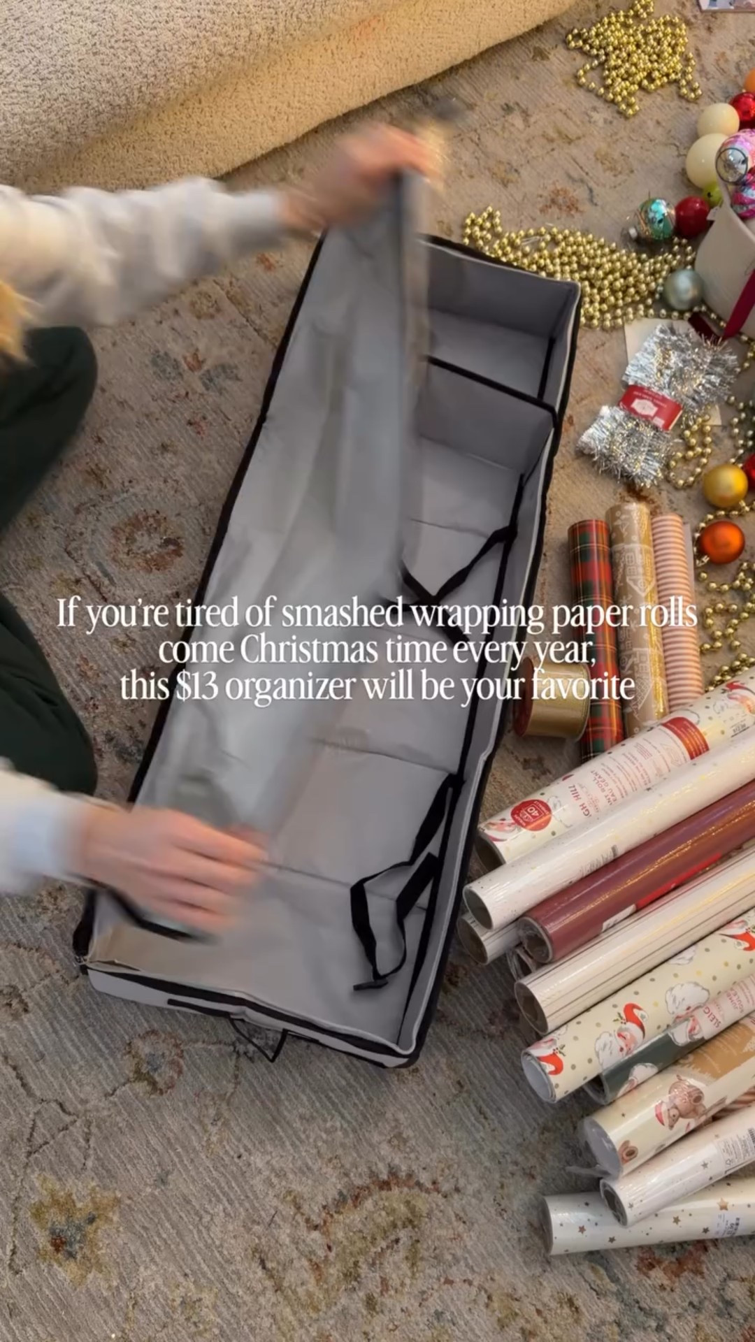 I’ll be sharing some of my favorite Christmas organizers this week but starting off with my favorite because it’s under $13 and fits SO MUCH 👏🏼👏🏼 

Comment SHOP! ✨

#christmasorganization #undecoratechristmas #undecoratewithme #storagesolutions #organizewithme