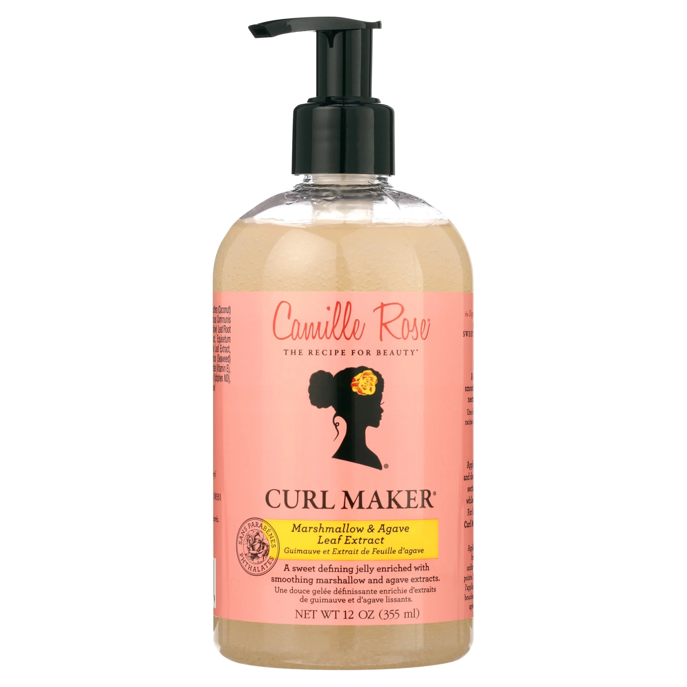 Camille Rose  Curl Maker Define & Style Hair Styling Gel with Marshmallow Extract & Agave Leaf Ex... | Walmart (US)