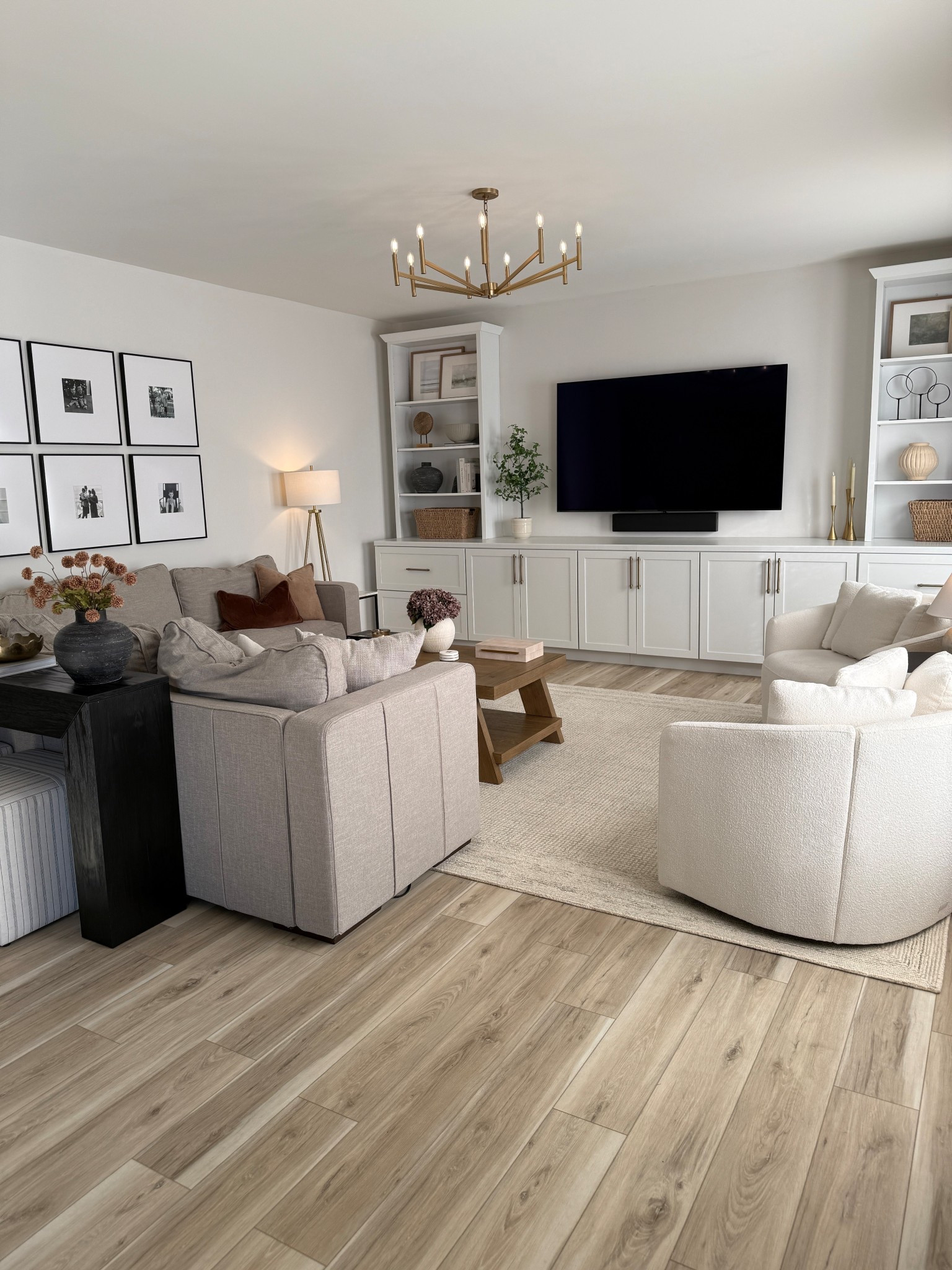 Family room decor! My Builtins are custom but I linked some similar options. My sofa is a LoveSac Sactional in the color Beachwood rained chenille 


#LTKSaleAlert #LTKHome