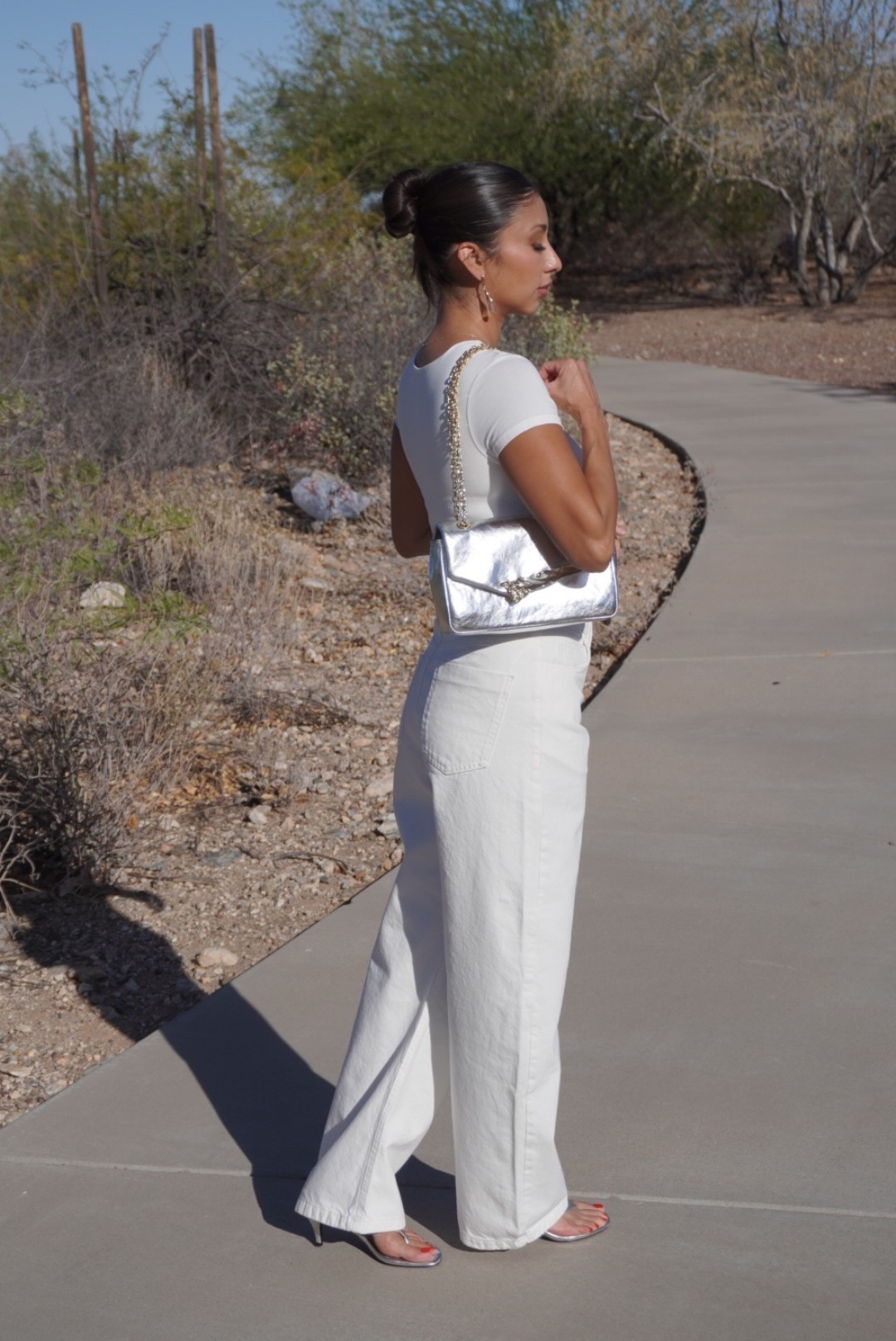 Summer outfits
Summer outfit ideas
White jeans 
Barrel jeans 
Sandals 
Kitten heels
Shoulder bag

#LTKootd #LTKOver40 #LTKSaleAlert