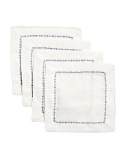 Made In Turkey 4pk Linen Dolce Cocktail Napkins | Marshalls