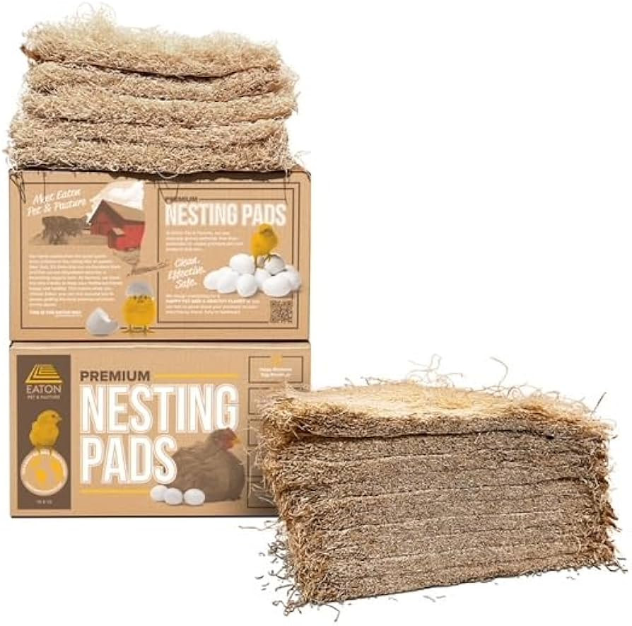 Eaton Pet and Pasture, Premium Laying Hen Nesting Pads, USA Grown & Sustainably Harvested, 13 x 1... | Amazon (US)