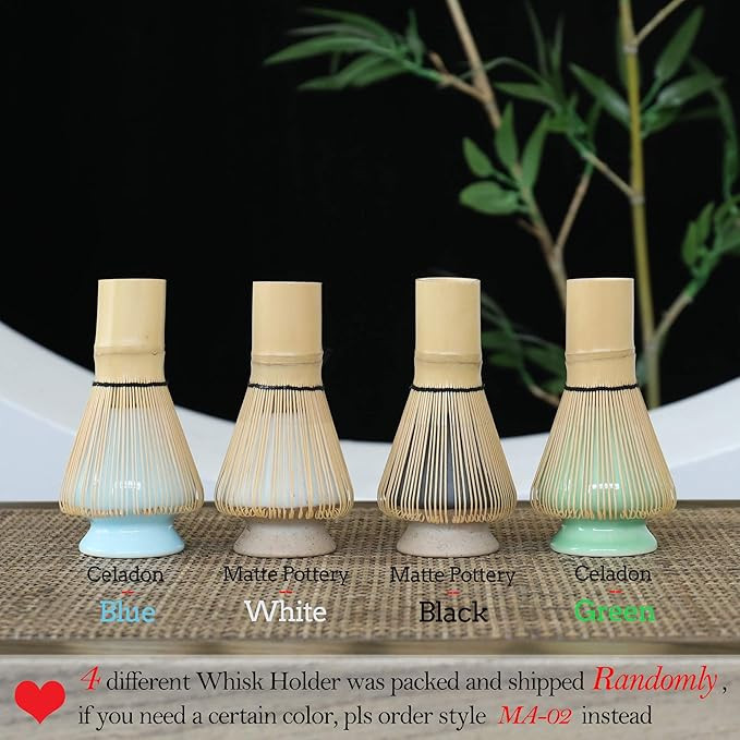 TEANAGOO MA-01 Japanese Matcha Ceremony Accessory, Matcha Whisk (Chasen), Traditional Scoop (Chas... | Amazon (US)