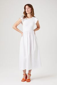 Butterfly-Sleeve Midi Babydoll Dress | Forever 21 (US)