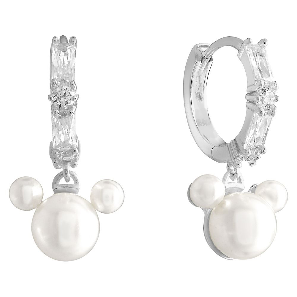 Mickey Mouse Icon Pearl Earrings by Rebecca Hook | Disney Store