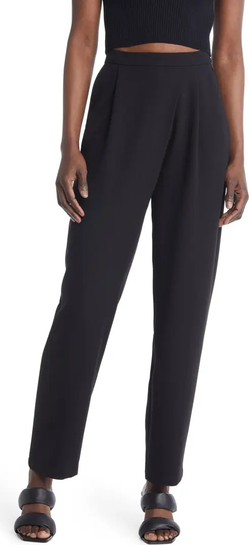 Asymmetric Faux Wrap Trousers | Nordstrom