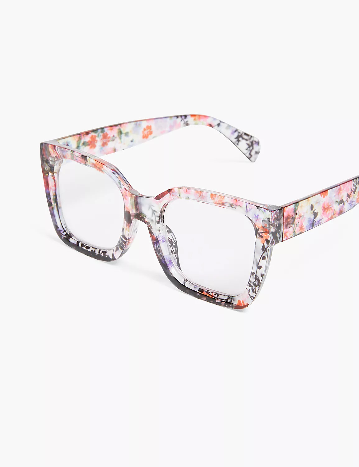 Leaf & Floral Square Reading Glasses | LaneBryant | Lane Bryant (US)