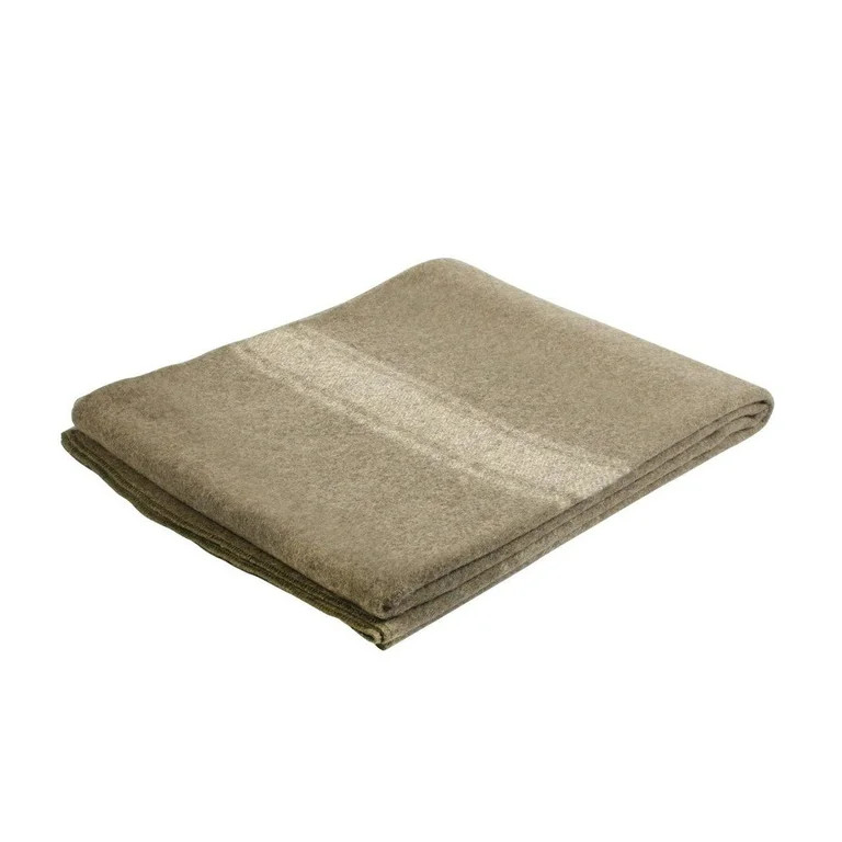 Blanket - Wool Blend European Surplus Style, Brown by Rothco | Walmart (US)