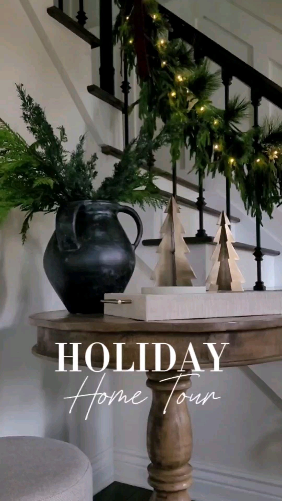 Holiday Home Tour with some of the Christmas decor I added to our house this year - velvet ribbon,  real touch garland, bells,  and twinkle lights! Holiday Home Tour with some of the Christmas decor I added to our house this year - velvet ribbon,  real touch garland, bells,  and twinkle lights! 

#LTKHoliday #LTKWatchNow #LTKHome