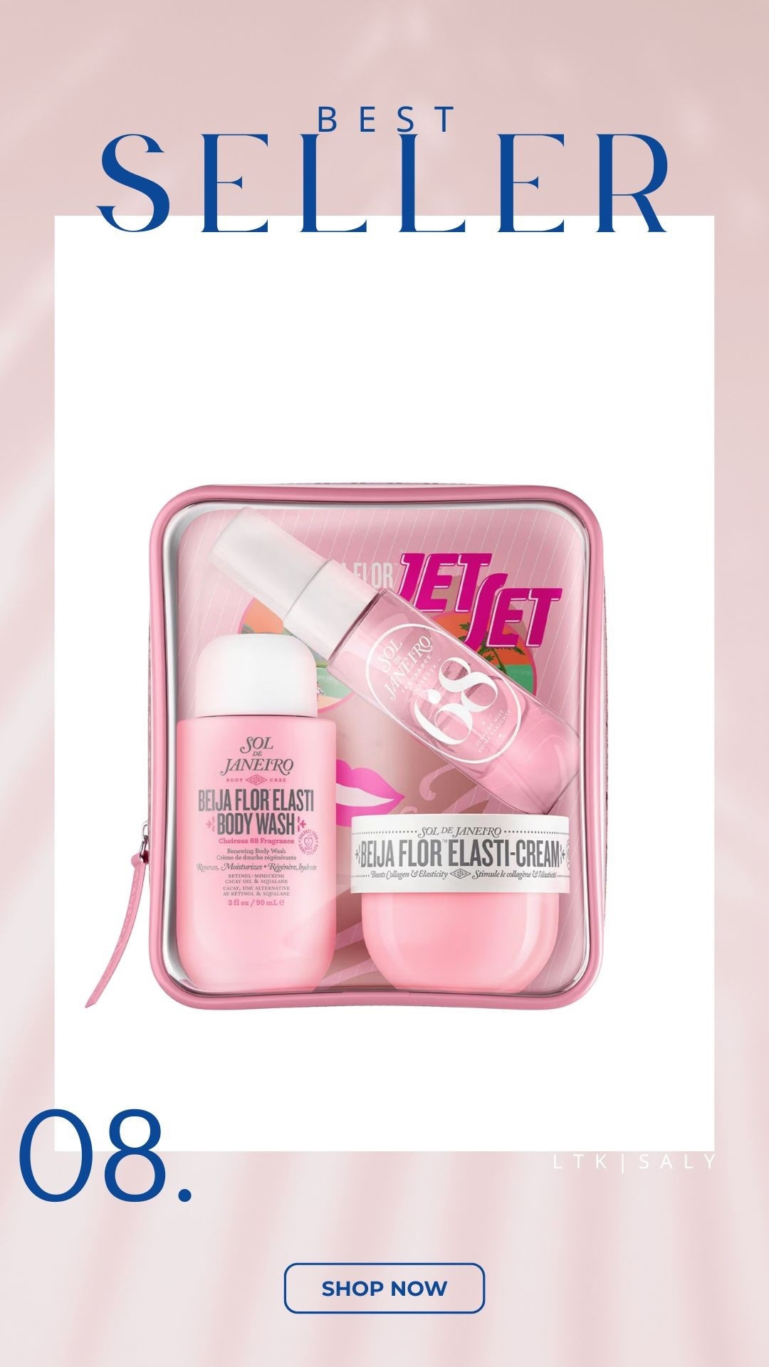 Best Sellers: Valentines Gift Edit
 🩷 Sol de Janeiro Jet Set | Travel Shower Kit | $40 value 

Only $34 on Amazon

#LTKTravel #LTKBeauty #LTKValentine
